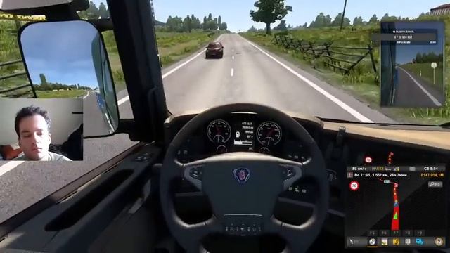Euro Truck Simulator 2 Рельс Амстердам Тихвин Груз Трактора 11 4 Тонны Расстояние 2408 Км смотреть онлайн
