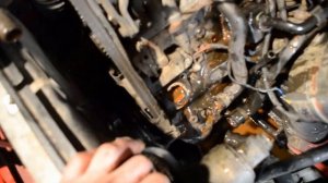 audi 80 b4 замена помпы 1.8 ,бензин