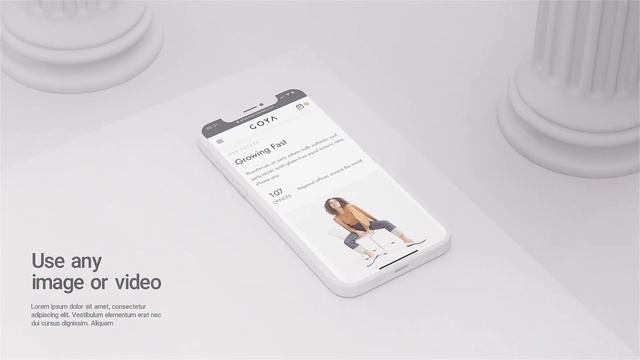 Minimalistic Mobile Mockup Scenes смотреть онлайн