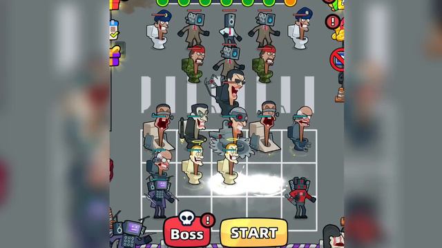 Merge War: Skibydy Vs Kamera Gameplay 3 - Merge War: Monster Vs Cyberman Merge Fight Max Level Game