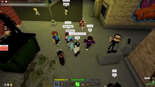 ROBLOX DA HOOD GANG WAR смотреть онлайн