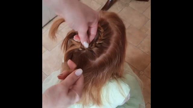 #Коса #hairstyle Коса колосок обратная петля смотреть онлайн