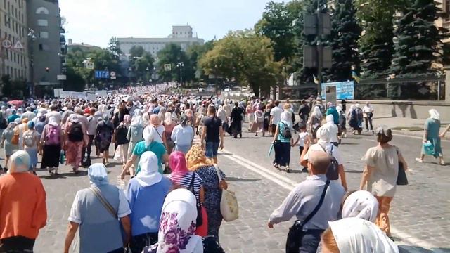 Крестный Ход УПЦ в Киеве смотреть онлайн