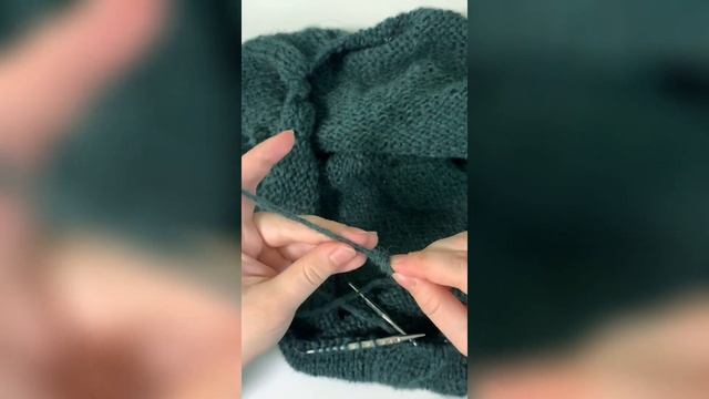 Как соединить нить при вязании смотреть онлайн