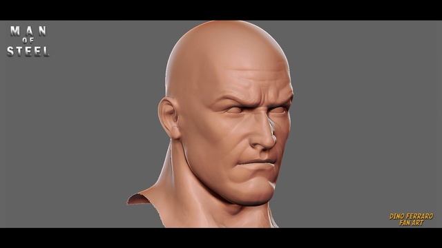 Man Of Steel Superman Sculpt zbrush смотреть онлайн