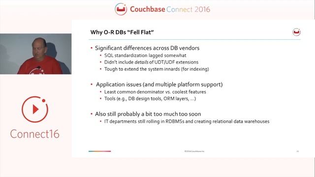 From SQL to NoSQL: the fourth time’s the charm – Couchbase Connect 2016 смотреть онлайн