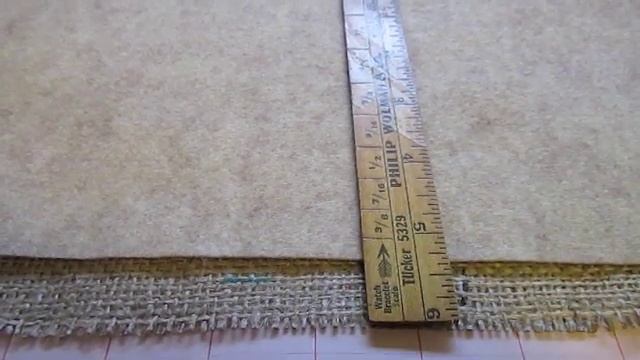 How to Make a Placemat from Burlap: Eco-friendly Machine Embroidery Project! смотреть онлайн