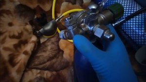 АКВАЛАНГ АВМ 7 ЗА КОПЕЙКИ+САМОДЕЛЬНЫЙ РЕЗЕРВНЫЙ ДЫХАТЕЛЬНЫЙ АППАРАТ