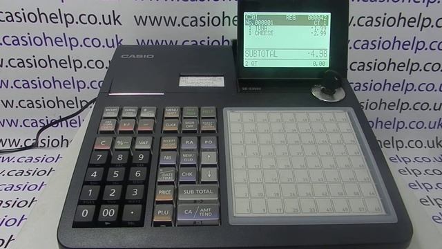 How To Clear E001 Wrong Mode Error Message On The Casio SE-C3500 Cash Register смотреть онлайн
