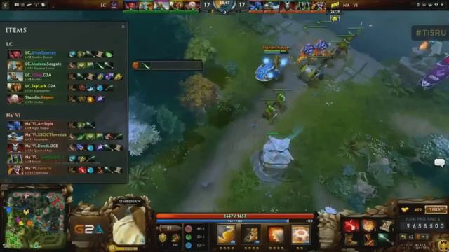 NA`VI vs LC Game 2, The International 5 EU Qualifiers смотреть онлайн