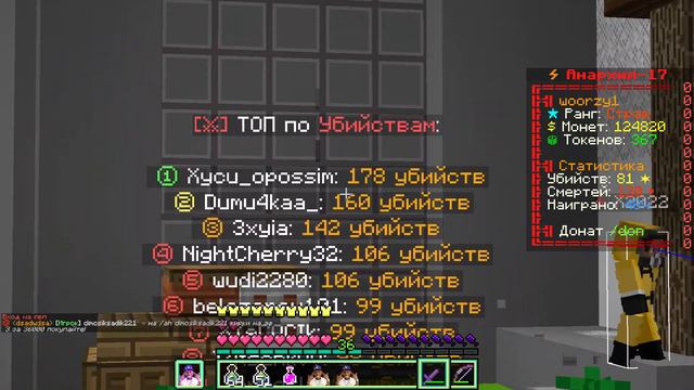 ЧТО ВООБЩЕ ПРОИСХОДИТ НА ВАРП ПВП НА FUNTIME 17 АНАРХИЯ!?!?!? смотреть онлайн