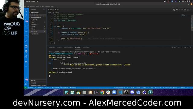 AM Coder - 100 Days of Rust and Go - #17 - Creating an HTTP Server and basics of TCP/HTTP смотреть онлайн