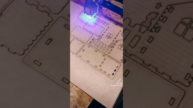 чайный домик из фанеры . DIY GRBL лазерный гравер на arduino смотреть онлайн