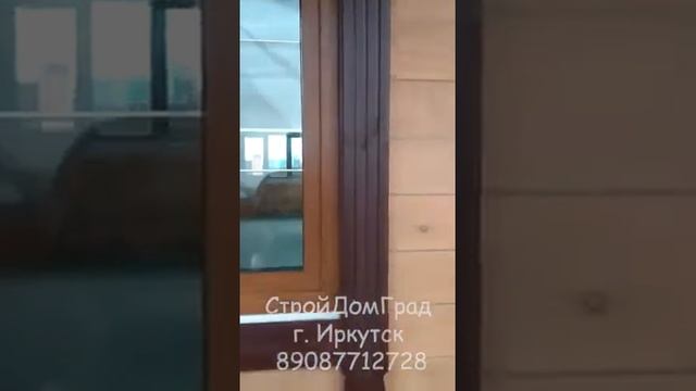 Просто красивые наличники на окна. Дом из профилированного бруса