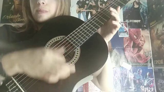 Уроки гитары. Как играть бой громко. смотреть онлайн