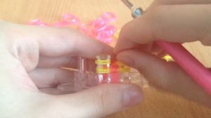 Роза из резинок на станке Monster Tail