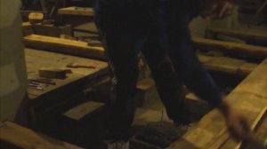 Монтаж полов на лагах и кирпичных тумбах/ floor installation