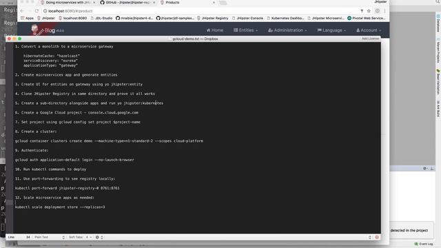 Build microservices with JHipster and deploy to Google Cloud with Kubernetes смотреть онлайн