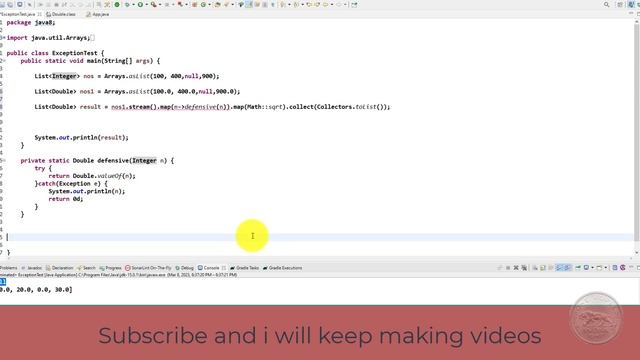 Java Interview Handle Exceptions in Stream Processing смотреть онлайн