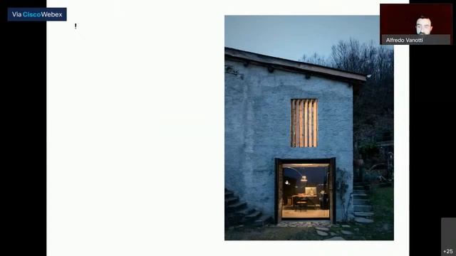 Vortrag Alfredo Vanotti, Architekt, Sondrio: Luogo - Materia - Memoria / Ort - Materialisierung