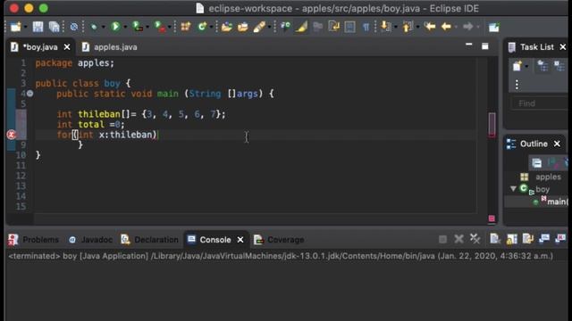 Java Programming Tutorial - 31 - Enhanced for Loop смотреть онлайн