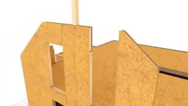 Сборка дома из SIP панелей. смотреть онлайн