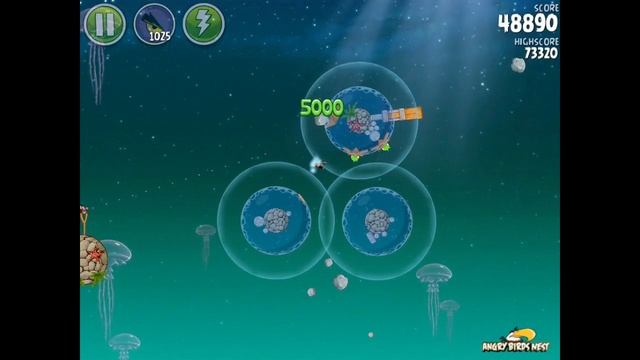 Angry Birds Space Pig Dipper 6-23 Walkthrough 3-Star смотреть онлайн