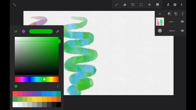 Rainbow Watercolor Brush for Infinite Painter // Акварельные кисти для Infinite Painter смотреть онлайн
