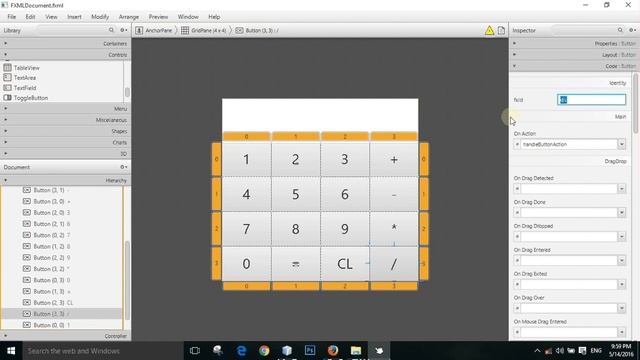 Making a calculator in Java FX part 1 смотреть онлайн