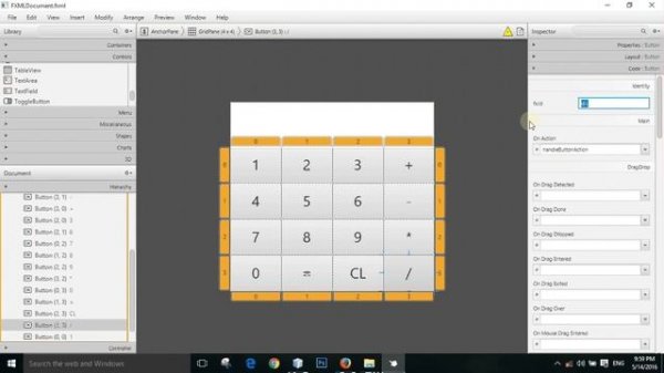 Making a calculator in Java FX part 1