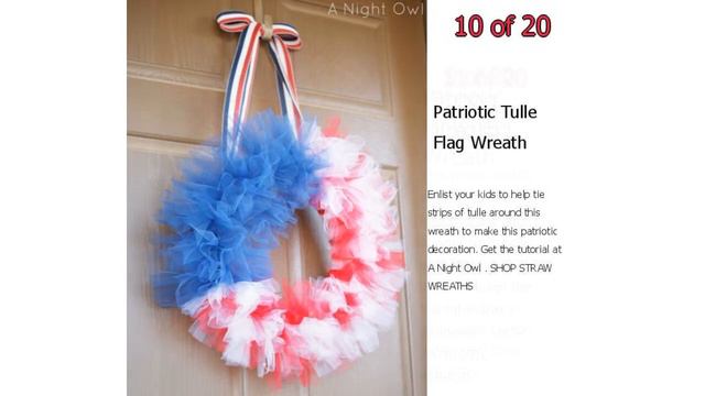 20 Best 4th of July Wreaths - How to Make a Fourth of July Wreath смотреть онлайн
