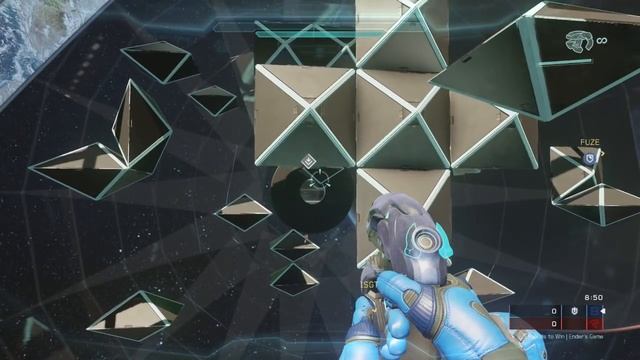 ENDER'S GAME In Halo 5 | Zero Gravity Battle Room Minigame смотреть онлайн