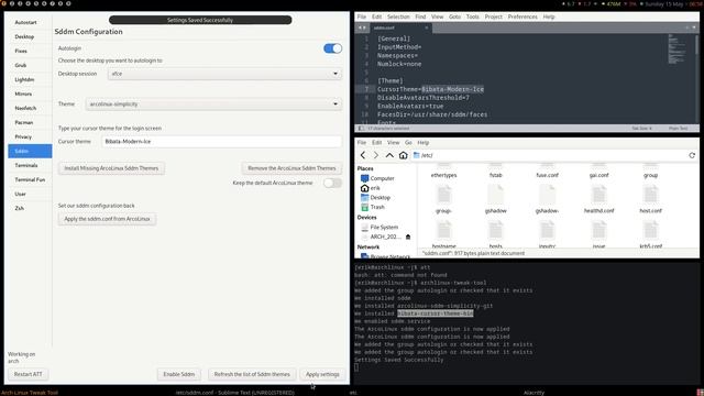 ArcoLinux : 2814 Join me in testing the archlinux-tweak-tool-dev-git смотреть онлайн
