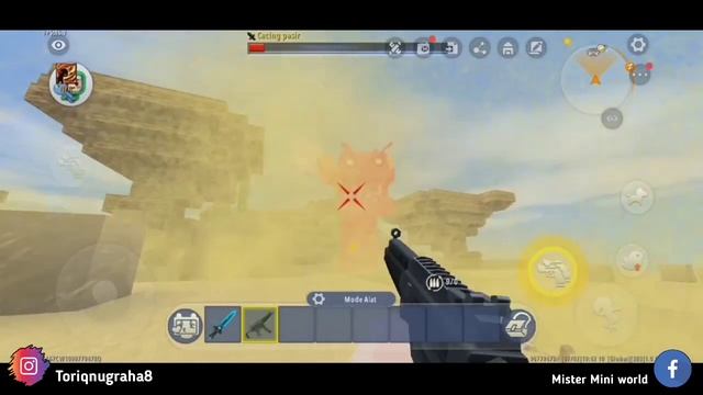 Mencoba Melawan Boss Gurun (Sand Worm) - Mini world Creata Indonesia | Mr Mini #94 смотреть онлайн