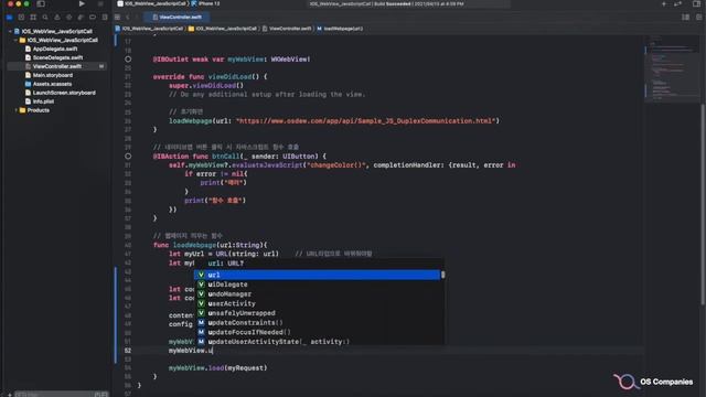 [iOS Swift] WebView JavaScript 호출하기_2 смотреть онлайн
