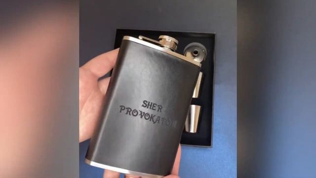 Подарочный набор с гравировкой "Траст", фляжка и стаканчики, арт. GFLS-004 смотреть онлайн
