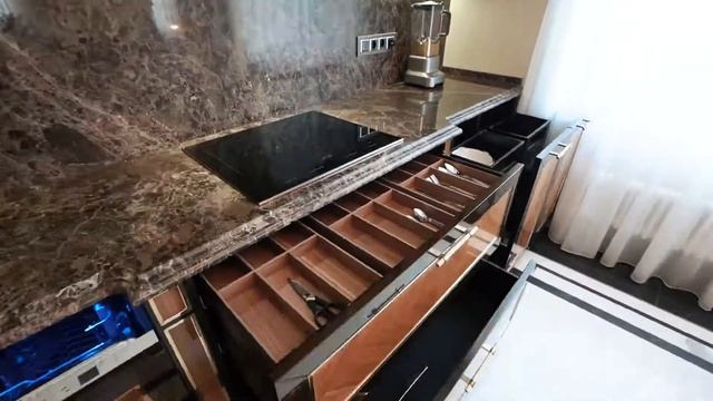 Кухня PLATINO mobili Lux 1 смотреть онлайн