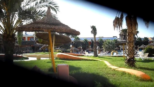 Caribbean World Resort Borj Cedia - Quick view from our room (room 2011) смотреть онлайн