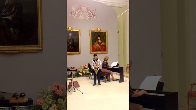 MOTO PERPETUO N.Paganini. Вечное движение. Дима Пинчук. Саксофон 11лет