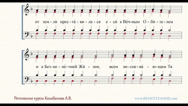 Глас 4, песнь 5, ирмос: "Ужасошася" смотреть онлайн