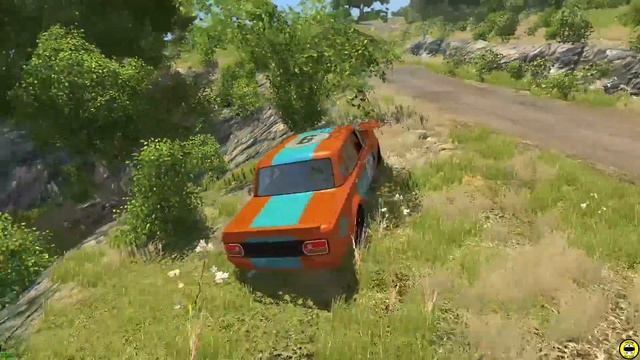 Extreme Rallying Car Crashes #2 BeamNG.drive смотреть онлайн