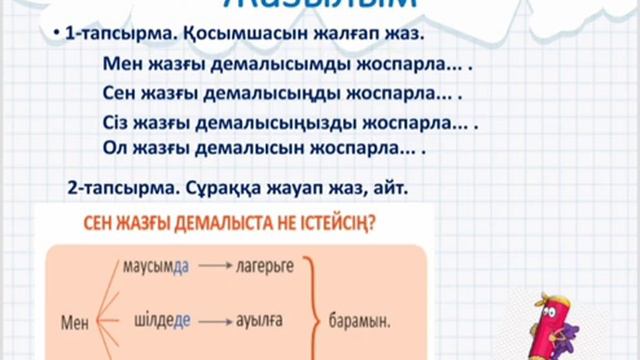 Сен қайда демаласың? 2-сынып Қазақ тілі (казахский язык в классах с русским языком обучения) смотреть онлайн