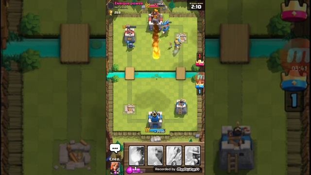 Выиграли в три короны!!! Clash Royale. смотреть онлайн