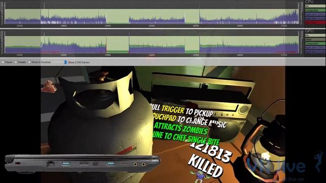 VR Jive MSI GE62VR Test Zombie Training Simulator смотреть онлайн