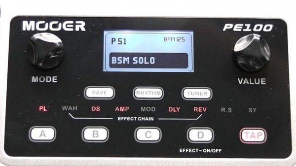 MOOER PE-100 presets listen - Strange Metal to Space Oddity Shoegaze!