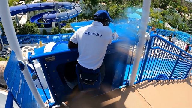 Scary Tube Aquaplay Water Slide at Jungle Bay Waterpark смотреть онлайн