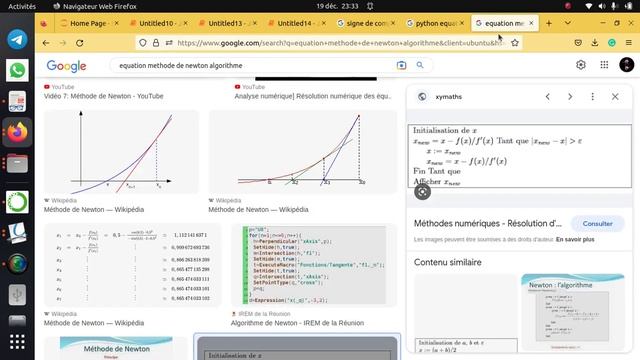 Python, résolution d'une équation par la méthode de Newton смотреть онлайн