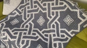 Мозаичный кельтский плед: особенности техники, пряжа и расход