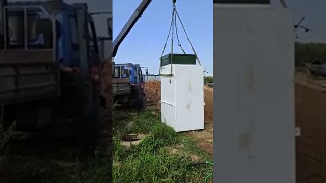 Спуск септика в котлован