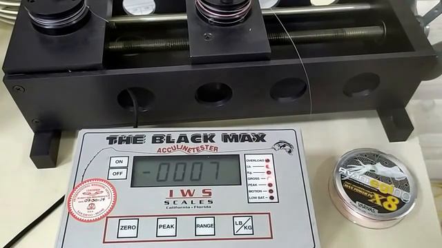 Тестирование на разрыв шнура VARIVAS AVANI EGING MAX POWER X8 #0.8 смотреть онлайн